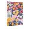 KNYGA paperblanks 2026 Monet's Chrysanthemums Midi 18-month Horizontal Hardcover Flexi Dayplanner 2025-2026 (Elastic Band Closure)