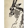 KNYGA paperblanks Solitary Oryx (Alistair Bell Collection) Midi Lined Hardcover Journal (Elastic Band Closure)