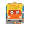 KNYGA Petit Collage Vehicles Coloring Book + Stickers