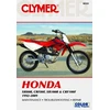 KNYGA Ron Wright Honda XR &amp; CRF Motorcycle (1992-2009) Service and Repair Manual