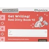 KNYGA Ruth Miskin Read Write Inc. Phonics: Get Writing! Raudona Ditty Book 10 Pack of 10