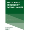 KNYGA Shing-Ling S. Chen Festschrift in Honor of David R. Maines