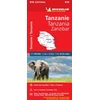 KNYGA Tanzania &amp; Zanzibar - Michelin National Map 810