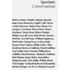 KNYGA Various Aperture Conversations: 1985 to the Present