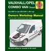 KNYGA Vauxhall/Opel Combo Diesel Van (Oct 2001 to Jan 2012) 51 to 61 Haynes Repair Manual