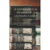 KNYGA William Reed 1809-1871 Deane Genealogical Memoir of the Leonard Family