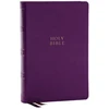 KNYGA Zondervan KJV Holy Bible: Compact Bible with 43,000 Center-Column Cross References, Violetinė Leathersoft, Raudona Letter, Comfort Print (Thumb Indexing): King James Version
