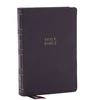 KNYGA Zondervan KJV Holy Bible: Compact Bible with 43,000 Center-Column Cross References, Gray Leathersoft, Raudona Letter, Comfort Print (Thumb Indexing): King James Version