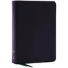 KNYGA Zondervan Publishing Evangelical Study Bible: Christ-centered. Faith-building. Mission-focused. (NKJV, Juodas Bonded Leather, Raudona Letter, Large Comfort Print)