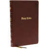KNYGA Zondervan Publishing KJV Holy Bible: Large Print with 53,000 Center-Column Cross References, Brown Bonded Leather, Raudona Letter, Comfort Print: King James Version