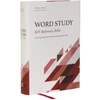 KNYGA Zondervan Publishing KJV, Word Study Reference Bible, Hardcover, Raudona Letter, Thumb Indexed, Comfort Print