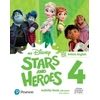 KNYGA Anna Osborn My Disney Stars and Heroes British Edition Level 4 Activity Book with eBook