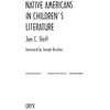 KNYGA Bookshop Native Americans in Children's Literature