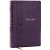 KNYGA Bookshop NKJV Bible: Personal Size Giant Print, Violetinė Leathersoft, Holy Bible, Raudona Letter, Comfort Print: New King James Version