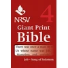 KNYGA Bookshop NRSV Giant Print Bible: Volume 4, Job – Song of Songs