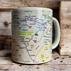 KNYGA Bookshop OS Map Ceramic Mug - Yorkshire Dales National Park