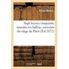 KNYGA Bookshop Sept Heures Cinquante Minutes En Ballon, Souvenir Du Siege de Paris