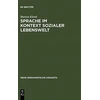 KNYGA Bookshop Sprache im Kontext sozialer Lebenswelt