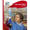 KNYGA Clare Bristow Reading Planet - Cut and Stick - Raudona C: Rocket Phonics