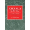 KNYGA D C Greetham Scholarly Editing