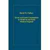 KNYGA D M Palliser Towns and Local Communities in Medieval and Early Modern England