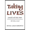 KNYGA Irving Horowitz Taking Lives