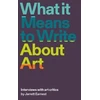 KNYGA Jarrett Earnest What it Means to Write About Art