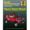 KNYGA John Haynes Suzuki Samurai (86-95), Sidekick (89-98), X-90 (96-98) &amp; Vitara (99-01), Geo Tracker (86-97) &amp; Chevrolet Tracker (98-01) Haynes Repair Manual (USA)