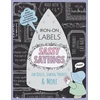 KNYGA Julie Creus Sassy Sayings Iron-on Labels for Quilts, Sewing Projects &amp; More