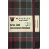 KNYGA M Astella Waverley Waverley (M): Gordon Raudona Weathered Tartan Cloth Commonplace Notebook