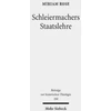 KNYGA Miriam Rose Schleiermachers Staatslehre