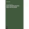 KNYGA Nicolai Hartmann Zur Grundlegung Der Ontologie
