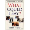 KNYGA Peter Hicks What could I say?