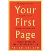 KNYGA Peter Selgin Your First Page: First Pages and What They Tell Us about the Pages that Follow Them