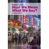 KNYGA Stanley Cavell Must We Mean What We Say?
