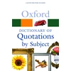 KNYGA Susan Ratcliffe Oxford Dictionary of Quotations by Subject