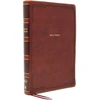 KNYGA Thomas Thomas Nelson NKJV Holy Bible, Giant Print Thinline Bible, Brown Leathersoft, Raudona Letter, Comfort Print: New King James Version