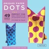 KNYGA Tuttle Tuttle Publishing Origami Paper - Dots - 6 3/4" - 49 Sheets