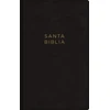 KNYGA Vida NBLA, Santa Biblia, Ultrafina, Letra grande, Leathersoft, Negro, Palabras de Jesus en rojo, con cierre