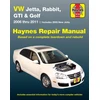 KNYGA Volkswagen VW Jetta, Rabbit, GTI &amp; Golf covering New Jetta (05), Jetta (06-11), GLI (06-09), Rabbit (06-09), GTI 2.0L (06), GTI (07-11) &amp; Golf (10-11) Haynes Repair Manual (USA)