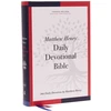 KNYGA Zondervan Publishing NKJV, Matthew Henry Daily Devotional Bible, Hardcover, Raudona Letter, Comfort Print