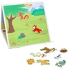Adam Toys Lanksti magnetinė 3in1 dėlionė su miško gyvūnais, vaikams nuo 3 metų, spalvota