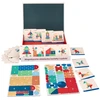 Adam Toys Magnetinė edukacinė dėlionė su formomis ir skaičiais, vaikams nuo 3 metų, sulankstoma dėžutė