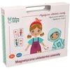 Adam Toys Magnetinė profesijų dėlionė su drabužių priedais, vaikams nuo 3 metų, lavina smulkiąją motoriką, spalvota