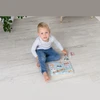 Adam Toys Medinė garsinė transporto priemonių dėlionė su rankenomis, vaikams nuo 2 metų