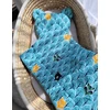 My Sweet Baby Antklodė su pagalvė kūdikiui, 2 dalių komplektas, mėtų spalvos miško raštas