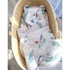 My Sweet Baby Antklodė su pagalve kūdikiui, 2 dalių komplektas, mėlyni paukšteliai