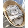 My Sweet Baby Antklodė su pagalve kūdikiui, 2 dalių komplektas, ruda su paukščiukais
