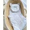 My Sweet Baby Antklodė su pagalvė kūdikiui, 2 dalių rinkinys, pilki žvaigždutės