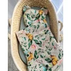 My Sweet Baby Antklodė su pagalvė kūdikiui, zuikutis su gėlėmis, 2 dalių komplektas